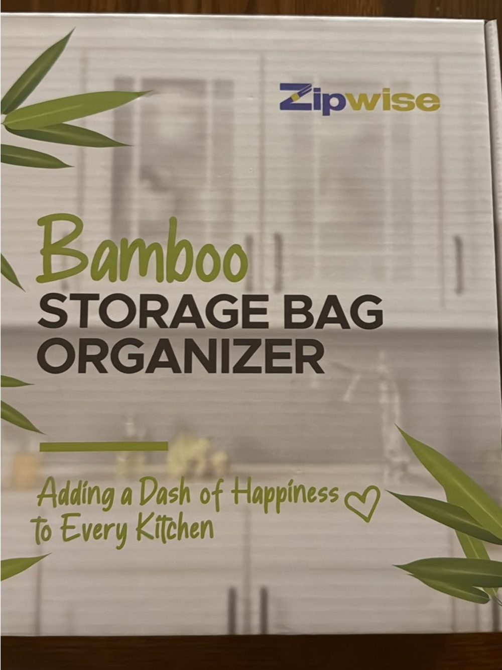 Bamboo Storage Bag Organizer